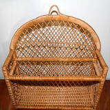 Rattan shelf