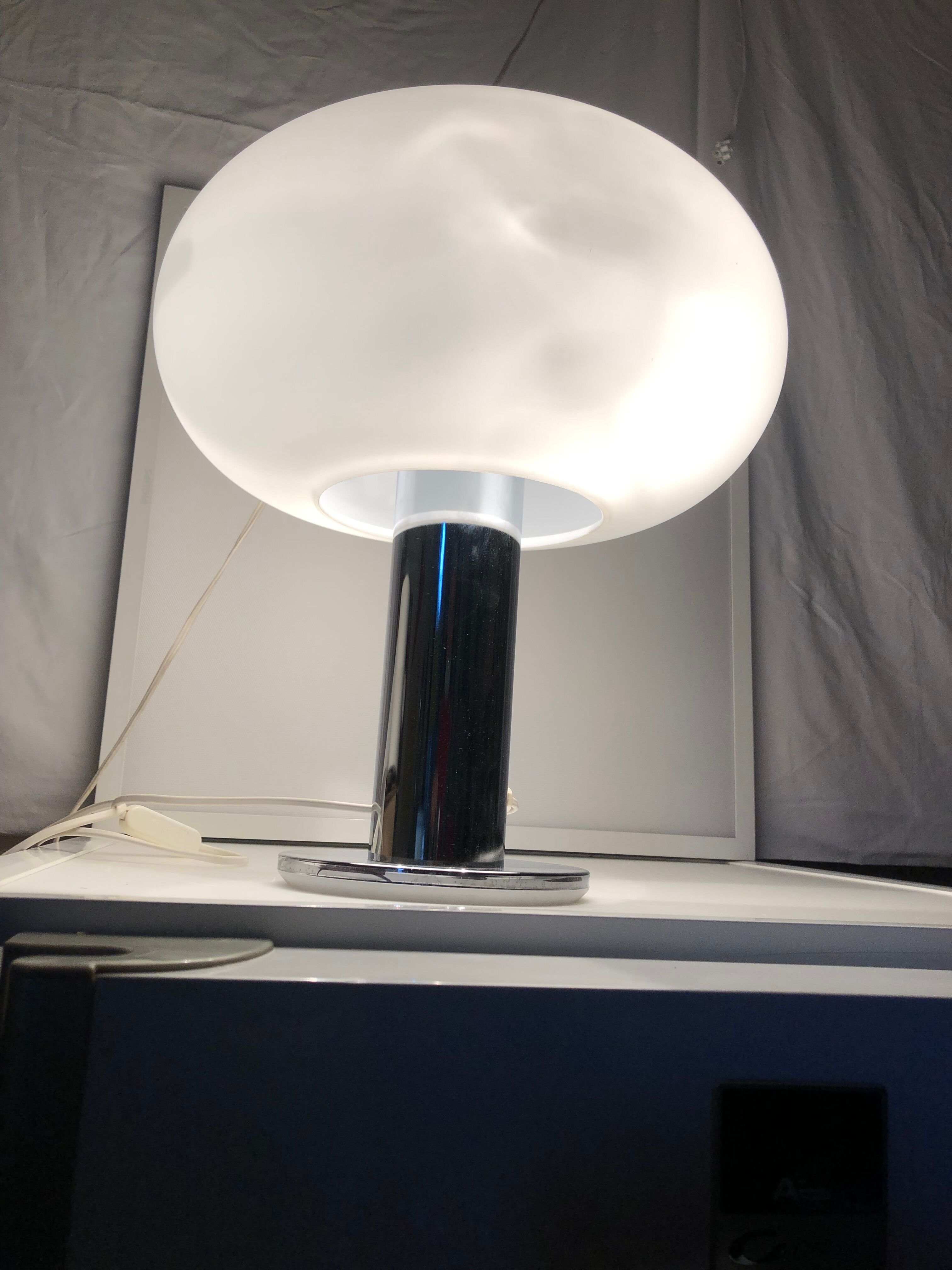 Lampe champignon design 1970
