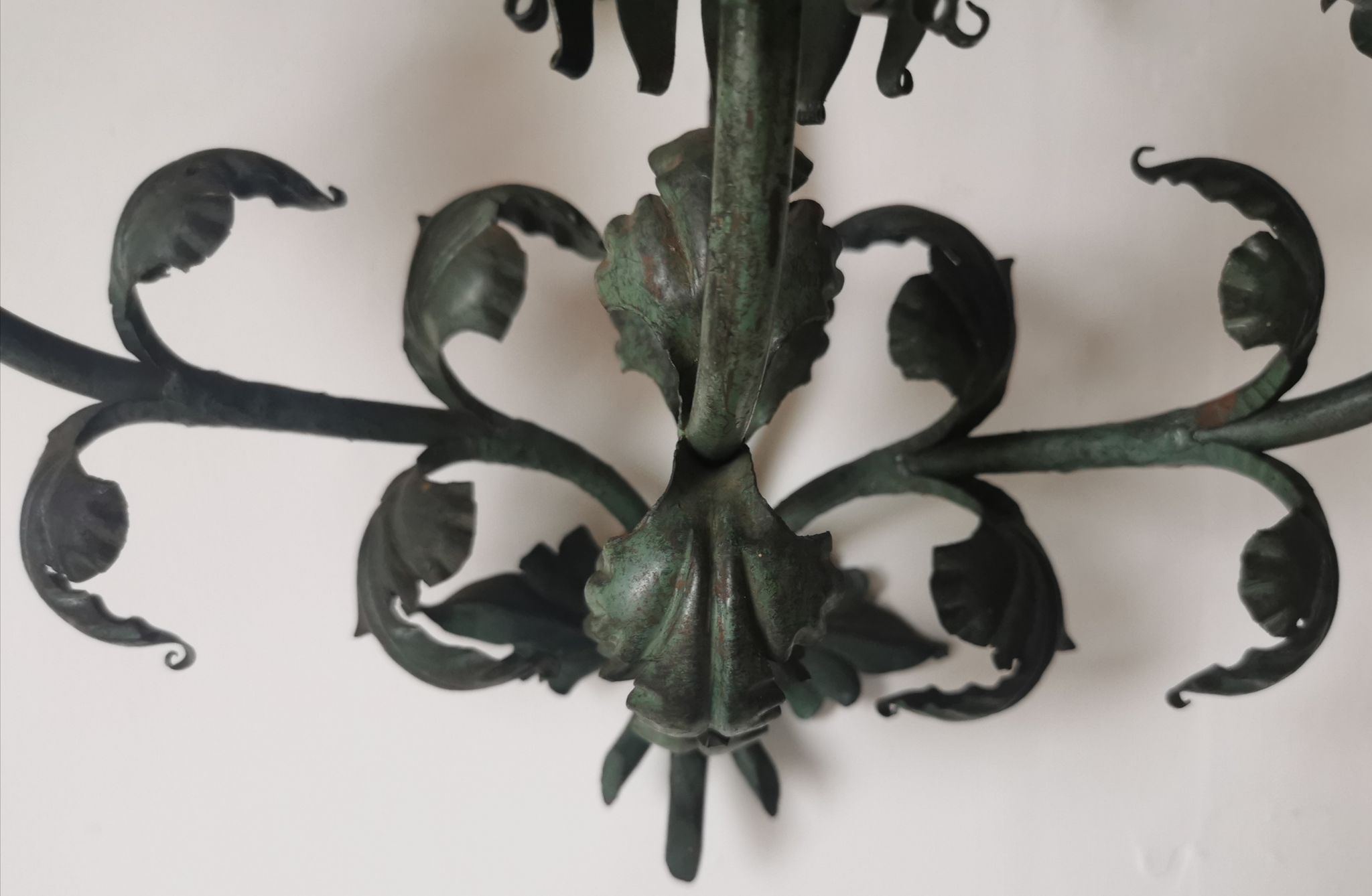 Wall lamp iron and sheet metal
