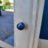 Metal medicine cabinet mirror