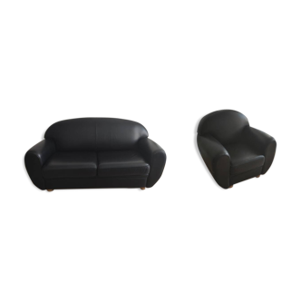 Set sofas 2 places + club armchair