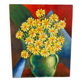Bouquet of flowers signed