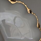 Vintage opaline servant with gilding