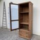 Armoire bonnetière parisienne vitrée 1920