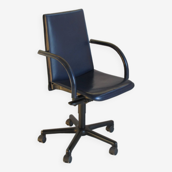 Fauteuil de bureau en cuir édition Fasem Italia