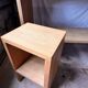 Ensemble bureau, console et 2 tabourets en chêne massif