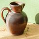 Large stoneware jug with a family name pattern, 1912