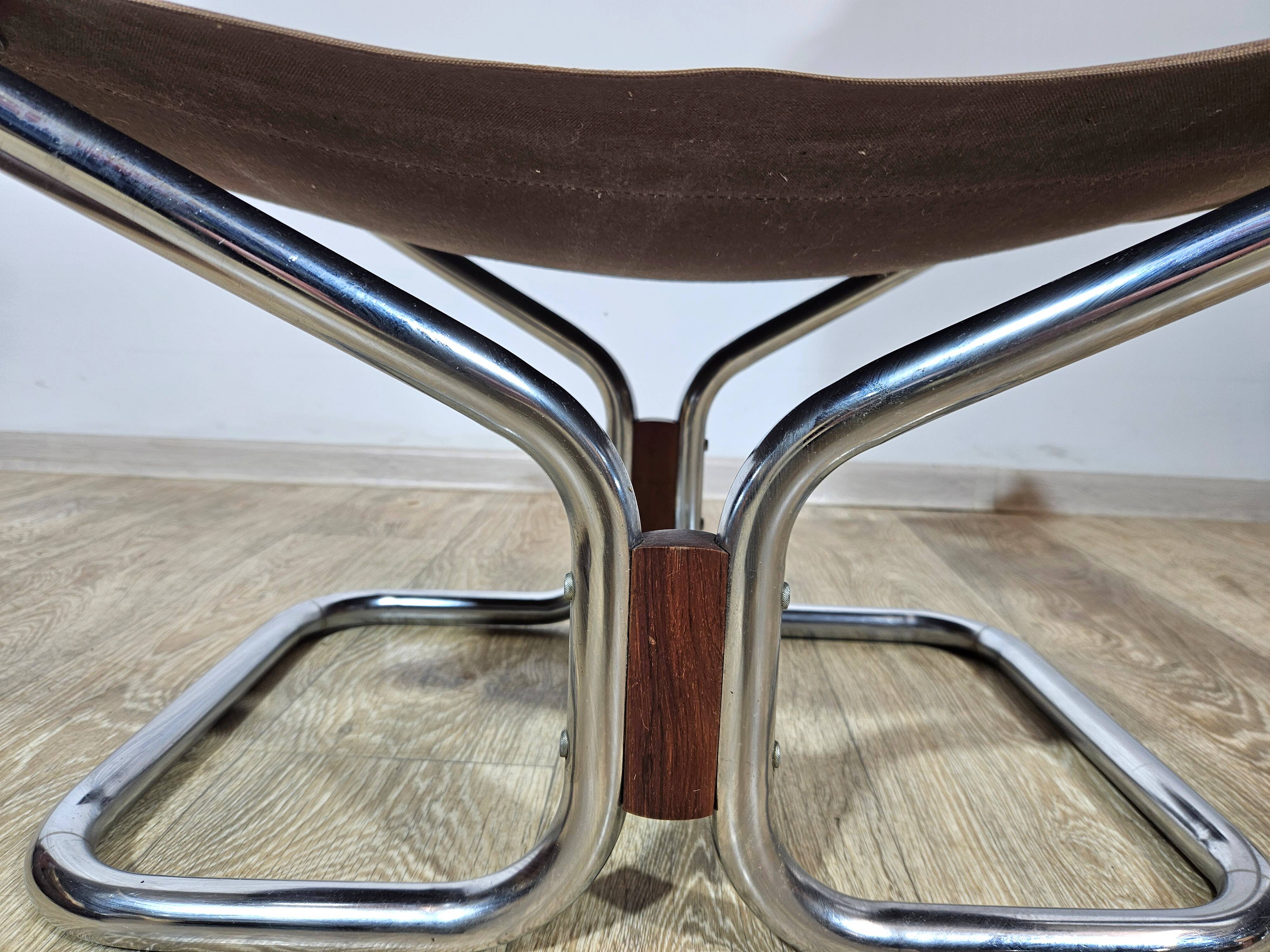 Armchair with footstool, Westnofa, "Wing Chair and foot stool", designed by