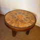 Mini ceramic coffee table Herbiers Vallauris 1960s