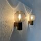 Limburg Glashutte wall lamps , 1970s