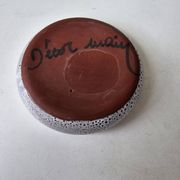 ceramic ashtray Thistles Attributed to Daniel Etienne