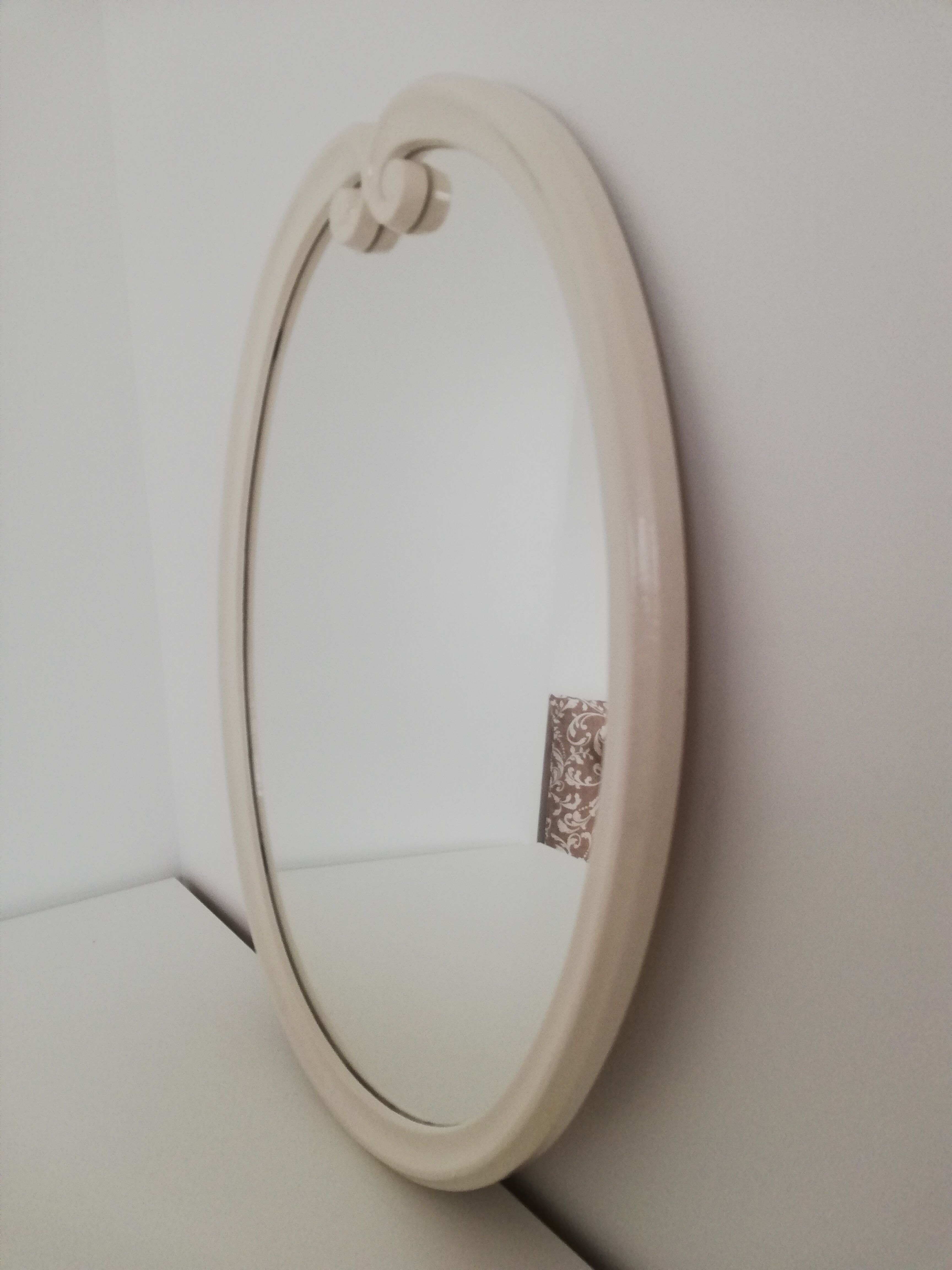 Vintage oval mirror
