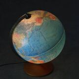 Vintage Danish Illuminated Glass Globe, 90s