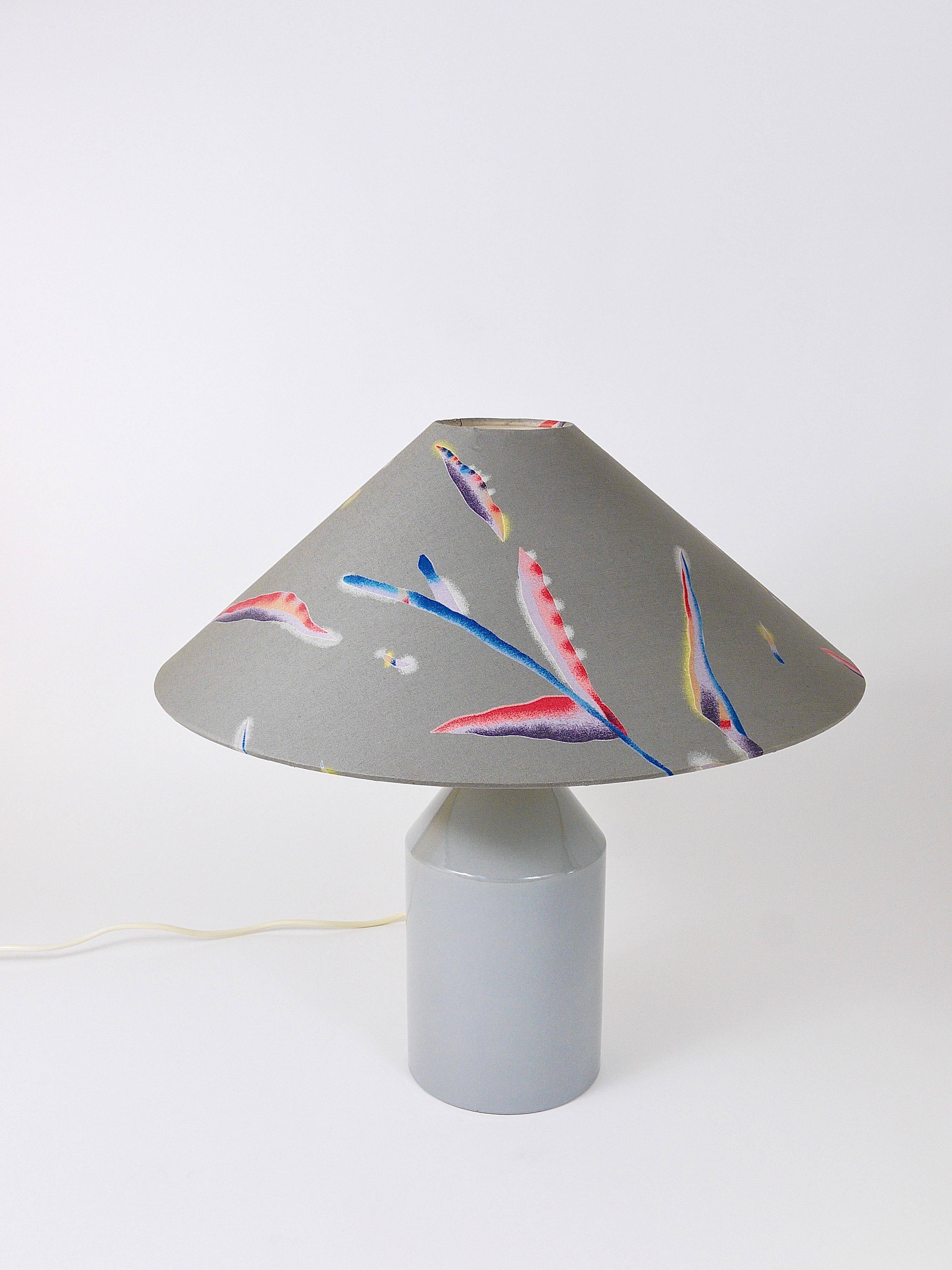 Post-modern coloured table lamp, Italy, 1980s