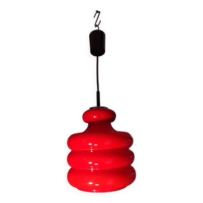 Suspension Peill & Putzler opaline rouge