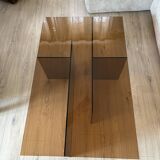 Glass coffee table