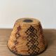 Panier bol en jonc tressé vintage