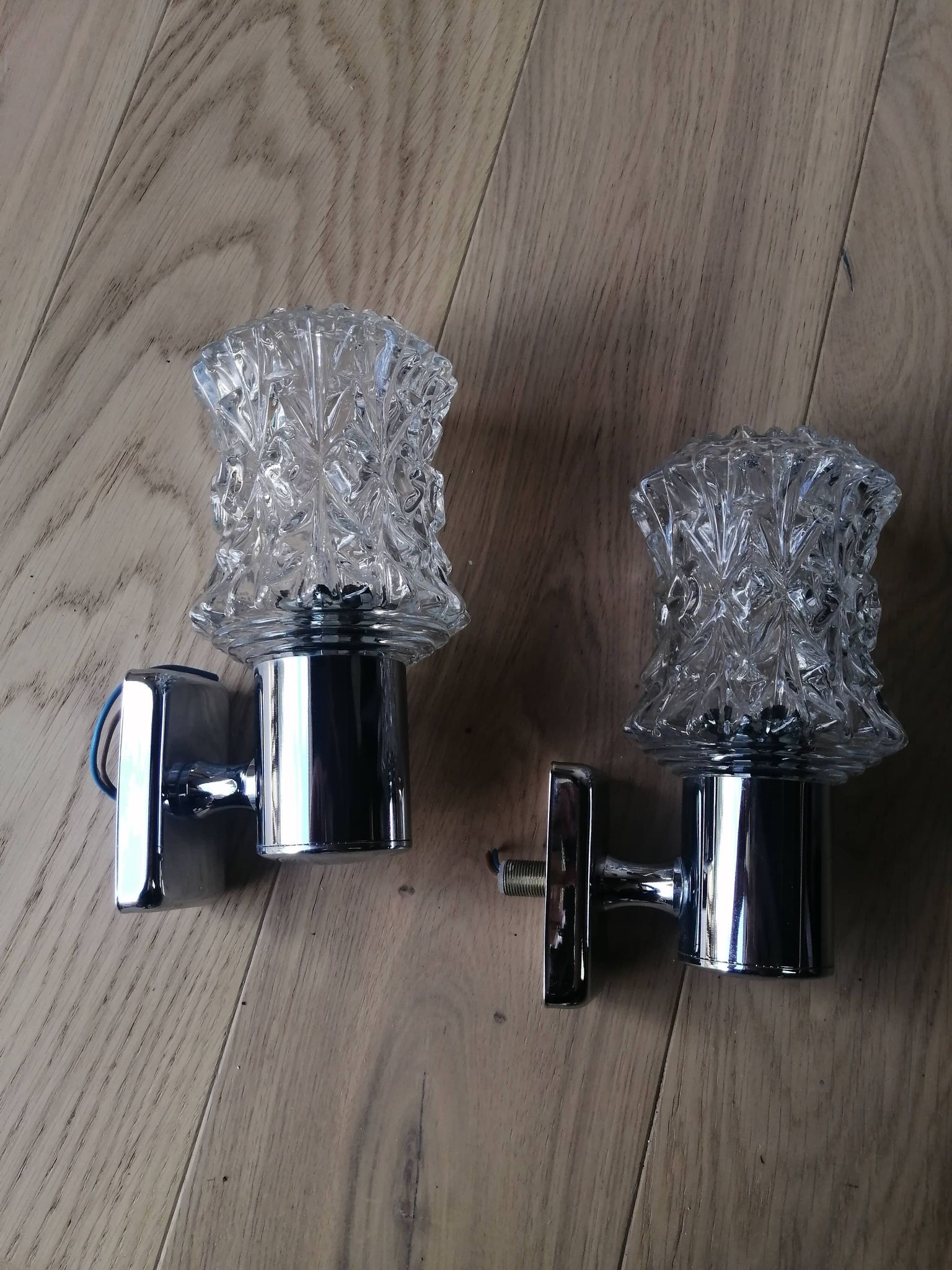 Paire d'appliques Targetti vintage Italie