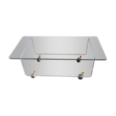 Table basse en plexiglas david lange