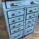 Workshop furniture with drawers, metal and wood