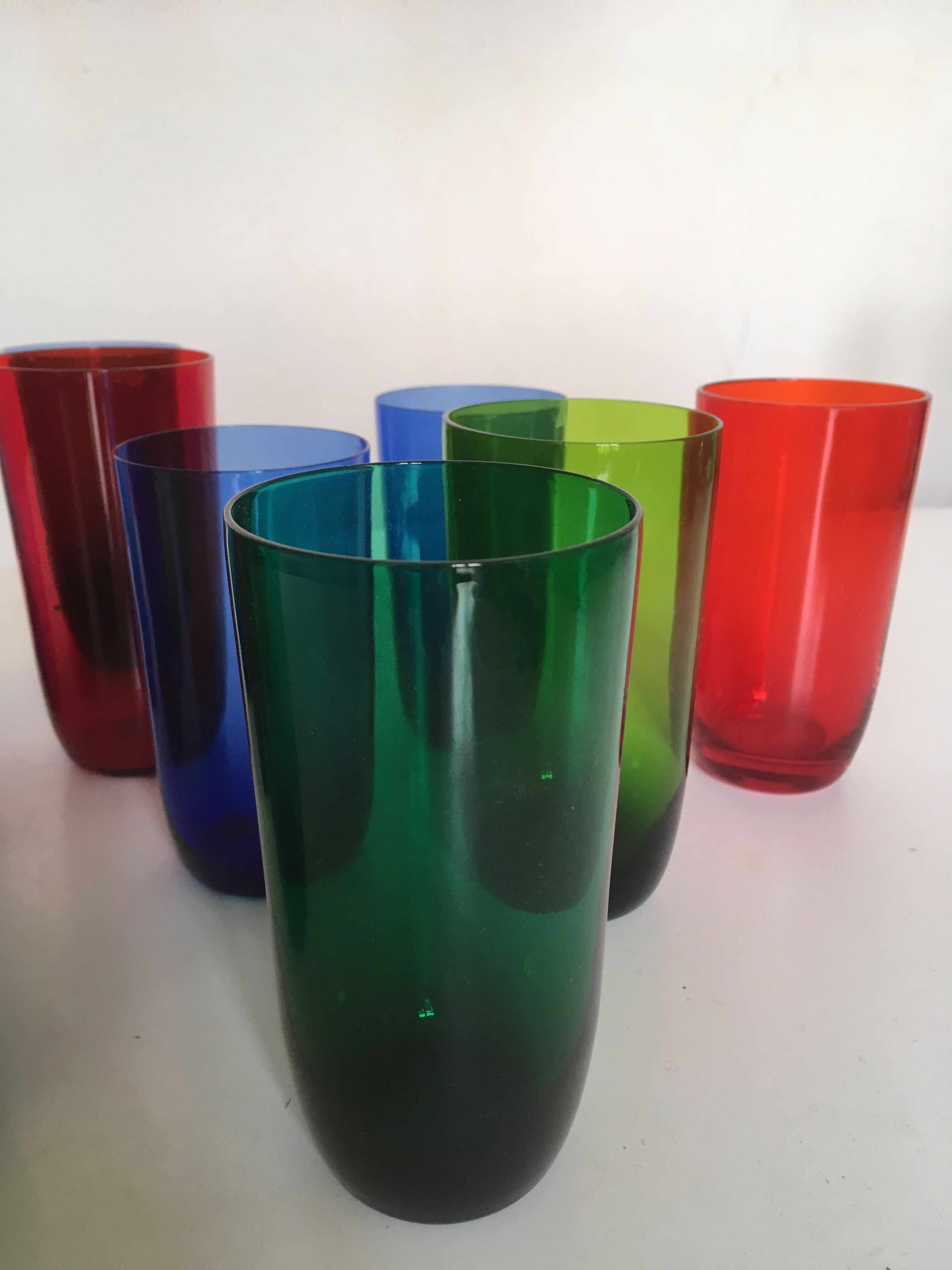 Set of 12 glasses cups 1960