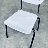 Industrial Dutch Stacking Chairs, 1960s, Set of 10