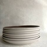 Set of 7 Langley "Mayflower" Dinner Plates - Made in England
