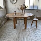 Maison Regain round elm table