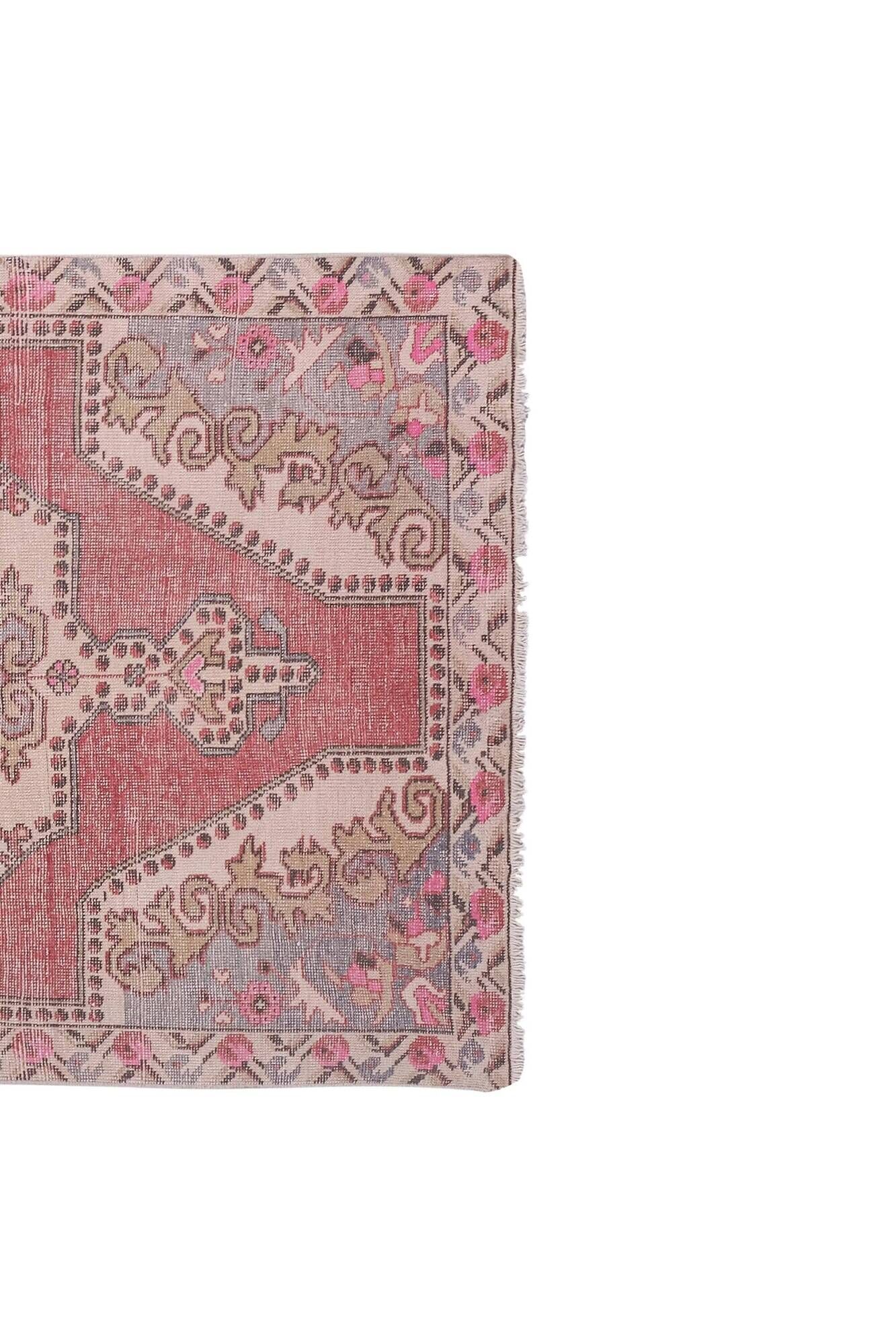 Vintage Turkish Oushak rug 132x216 cm
