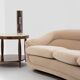 Walnut and mohair velvet sofa by Isa Bergamo, 1940s