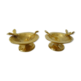 Pair of salters bird snake design Michael Aram 1990