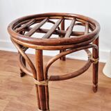 Rattan stool/plant stand - Vintage