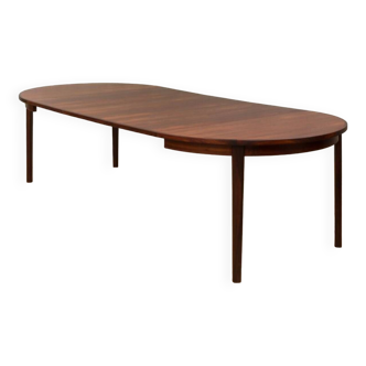 Table Scandinave en palissandre avec 3 extensions - Longueur maxi 268cm