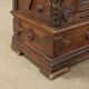Ancient baroque chest in walnut and chestnut, Italy, 18th century