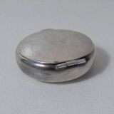 Old silver pill box