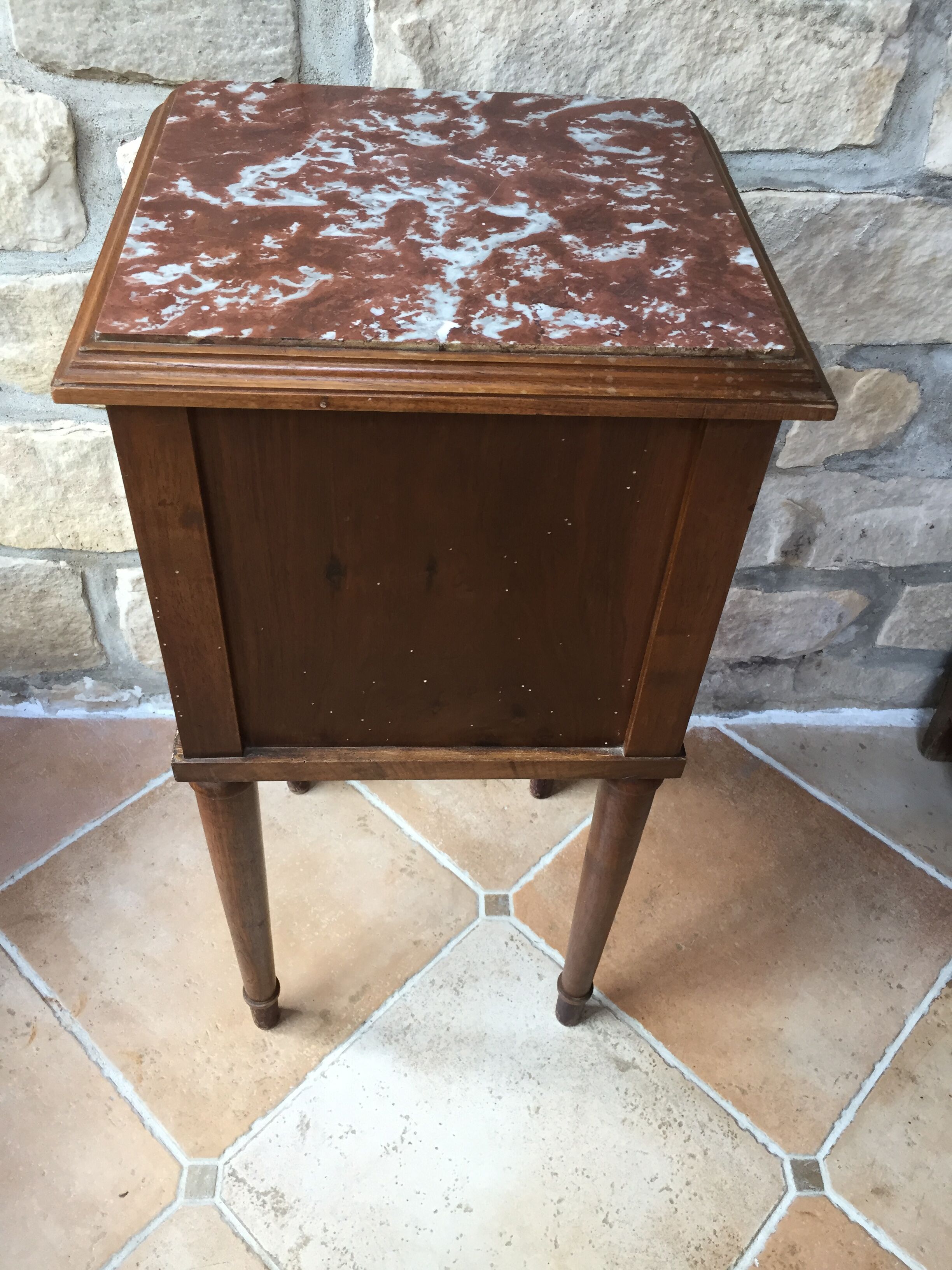 Old bedside table