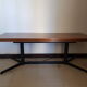 Coffee table transformable into high table