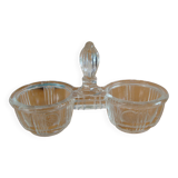 50s glass salt cellars