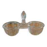50s glass salt cellars