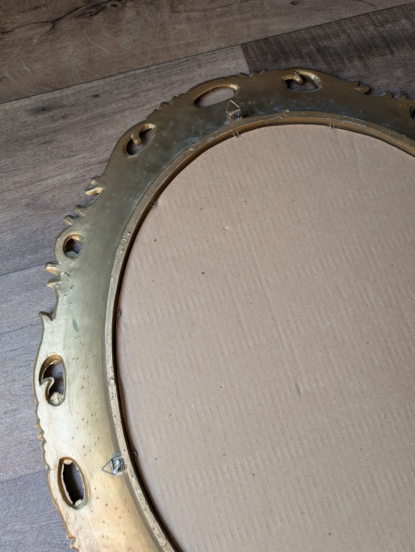 Miroir ovale style néo-classique