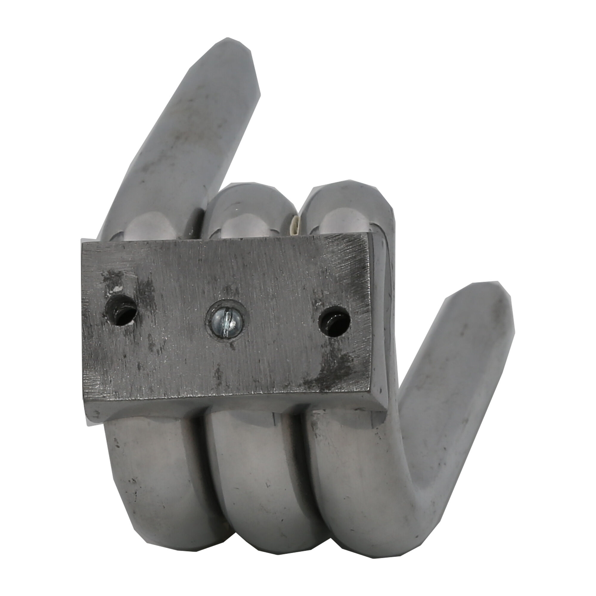 Vintage Chrome Barbed Wire Coathanger