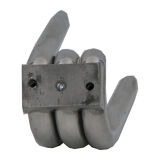 Vintage Chrome Barbed Wire Coathanger