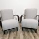 Fauteuils de Jindrich Halabala, années 1940, Set de 2