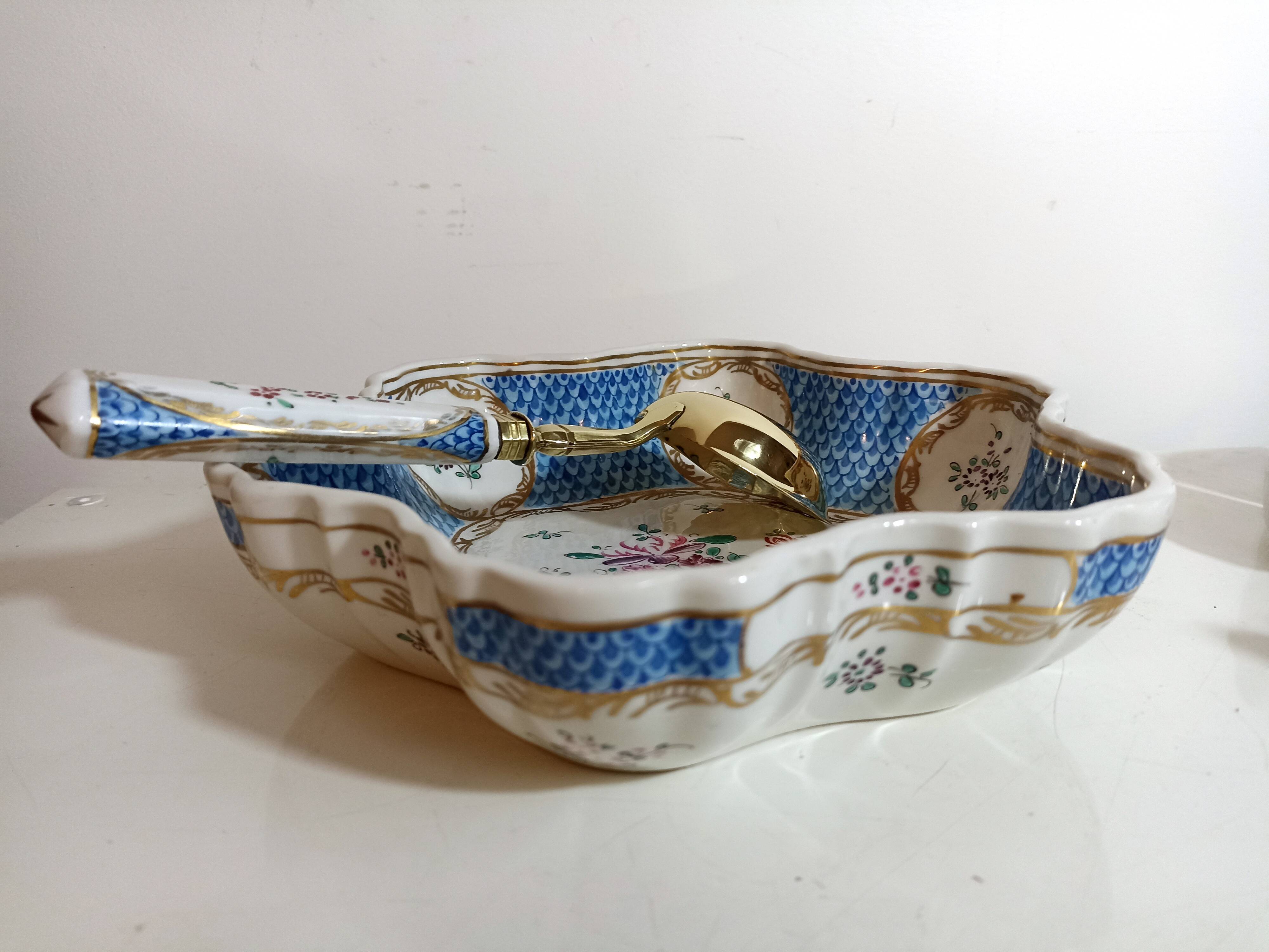 Compote bowl with serving spoon