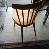 Vintage Baumann chair, bistro chair, office chair, 1950s.