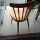 Vintage Baumann chair, bistro chair, office chair, 1950s.