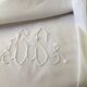 Old sheet, GS monogram