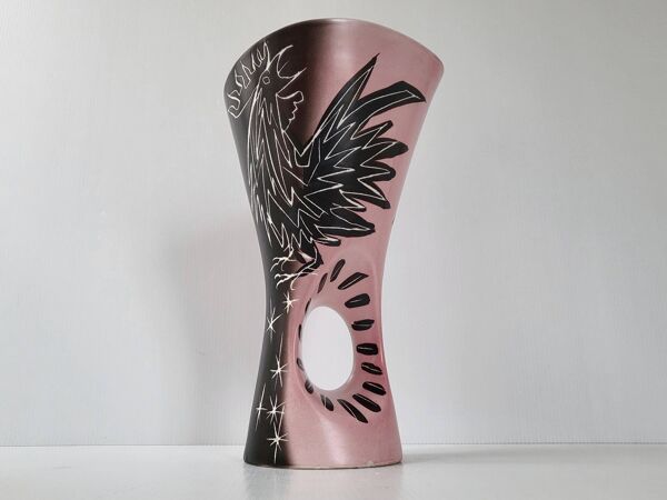 Vase vintage Vallauris de François Ré 1950