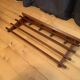 Teak wall coat rack, Denmark, 1960s