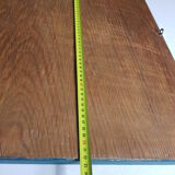 Mirror carved wooden frame and bevelled ice shell decoration 72 cm x 49 cm